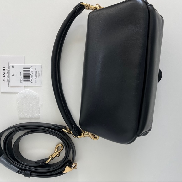 Coach Black Leather Handbag - Picture 3 of 7